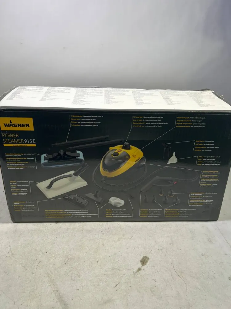 Wagner Power Steamer 915 E Pulitore vapore 1500 watt 1,2 litri ( 2452622 ) + accessori