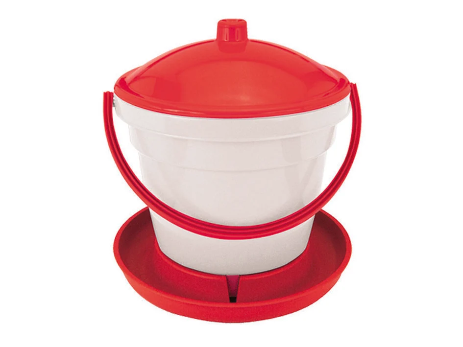 Abbeveratoio Serbatoio Rapid Clean Per Polli- - Lt.18, Cm.36X36X78H - 2 Pezzi Novital