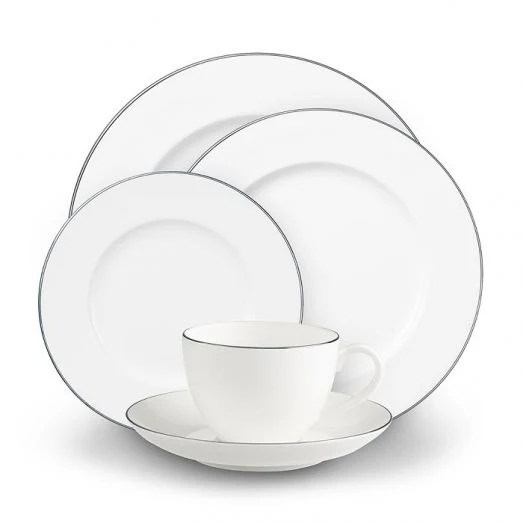 Anmut Platinum Servizio tavola 18 pezzi filo platino Villeroy & Boch