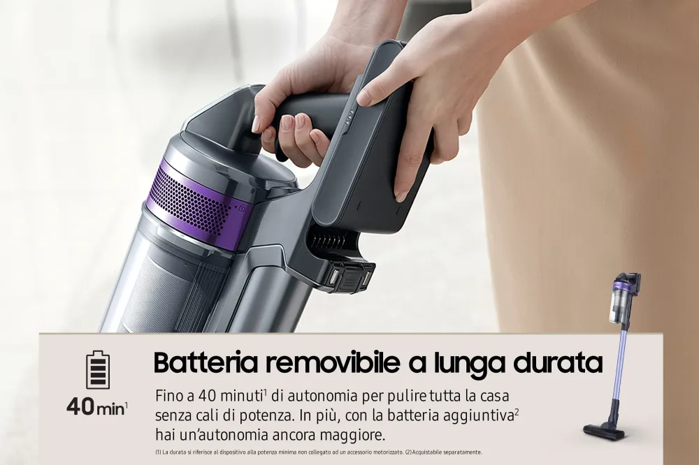 Aspirapolvere senza filo Jet™ 60 turbo 150W VS15A6031R4