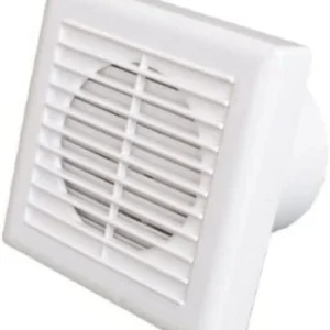 Aspiratore elicoidale 12W Ø10 cm da incasso parete o vetro