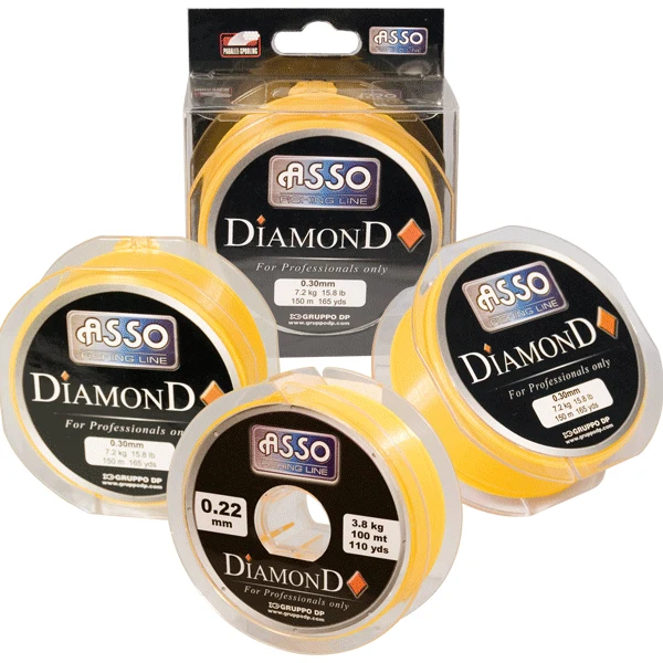Asso diamond filo colore giallo 0,16 300m