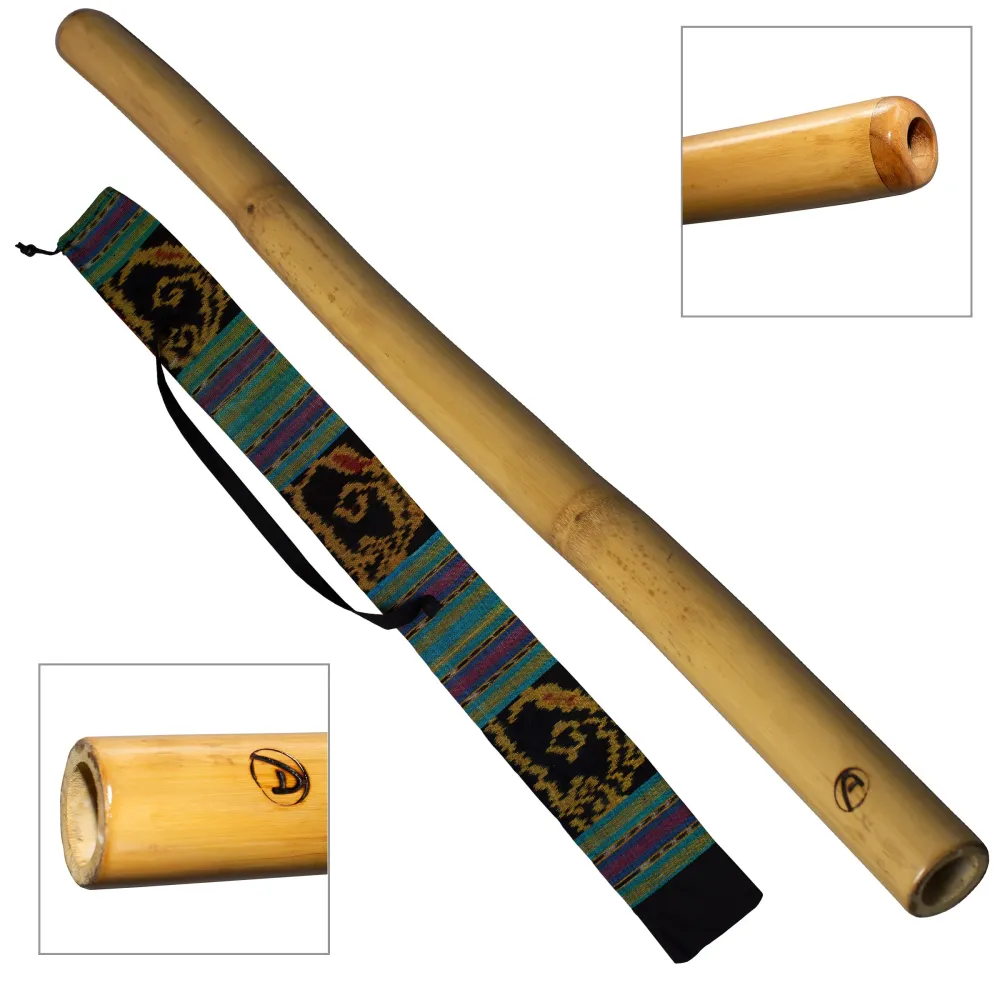 Bambù Didgeridoo 120cm – Con Corso Online di Respirazione Circolare per Principianti