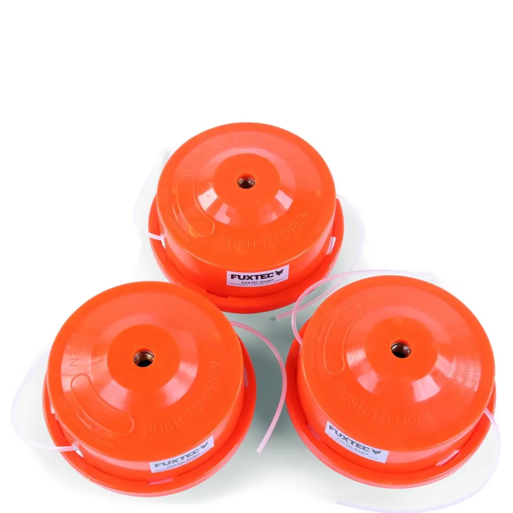 Bobina / testina doppio filetto 3 Pezzi nylon per decespugliatore FUXTEC