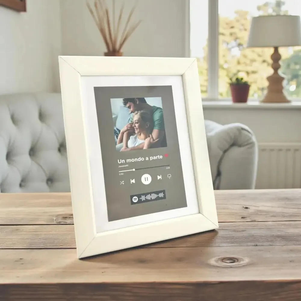 Box San Valentino Medium – Emotion Box con Combo Tazze Personalizzate e Quadro Spotify 13x18 cm