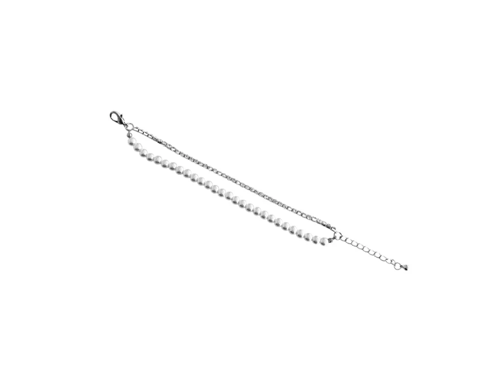 Bracciale 1 filo strass