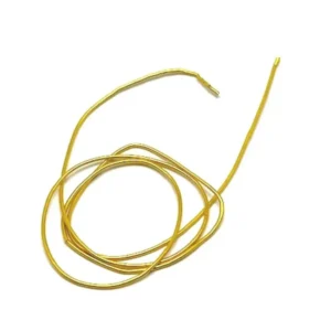 Canottiglia Canutiglia filo francese tubetto finitura per infilare collane ORO 1,00 mm cm. 35-38 circa