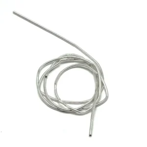 Canottiglia Canutiglia filo francese tubetto finitura per infilare collane ARGENTO 1,5 mm cm. 35-38 circa