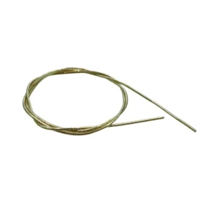 Canottiglia Canutiglia filo francese tubetto finitura per infilare collane ORO CHIARO 1,00 mm cm. 35-38 circa