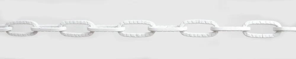 Catena Filo Quadro Rullato 2Mmx2,5M Bianco- 1,0 Pz