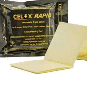 CELOX RAPID Hemostatic Z-Fold Gauze