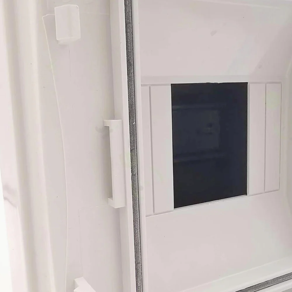 Centralino 4 moduli – IP65 con portello, quadro elettrico stagno
