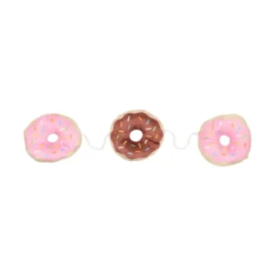 Ciambelle (3 pezzi su un filo) - Giocattolo per gatti