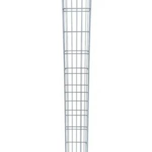 Colonna rettangolare gabbione zincato caldo, 27,3 cm x 27,3 cm, 200 cm di altezza, MW 5 cm x 20 cm, filo 8/6 mm