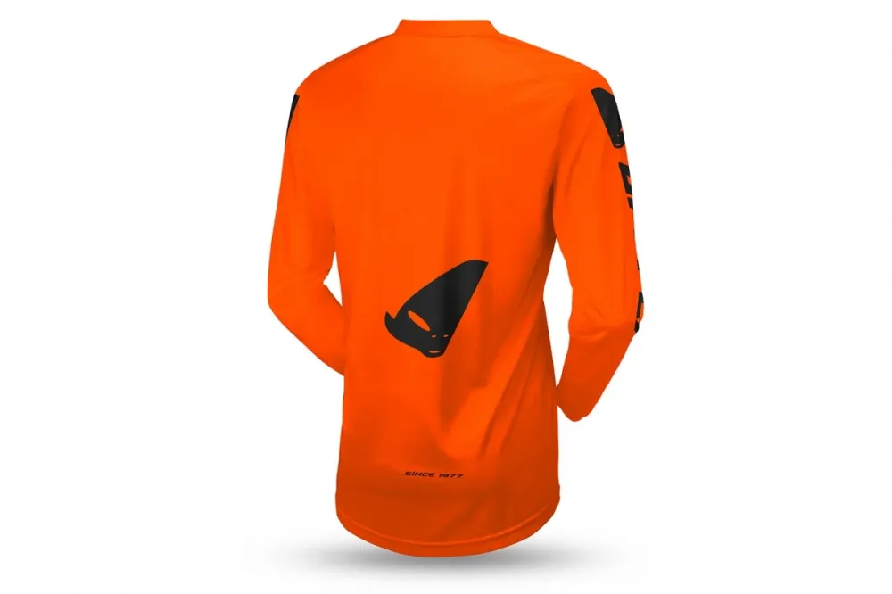 Completo Motocross Bimbo UFO PLAST RADIAL Arancione Fluo (Magl. XXXS Pant. 30)