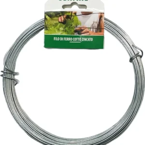 Confine Filo Di Ferro Cotto Zincato Ø Filo Mm.1,80 Mt. 11