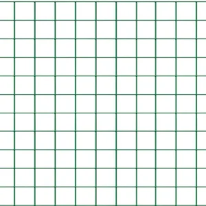 Confine RETE PER RECINZIONI PLAST. maglia mm.12x12 Ø filo mm.1,20 H cm.150 col. Verde