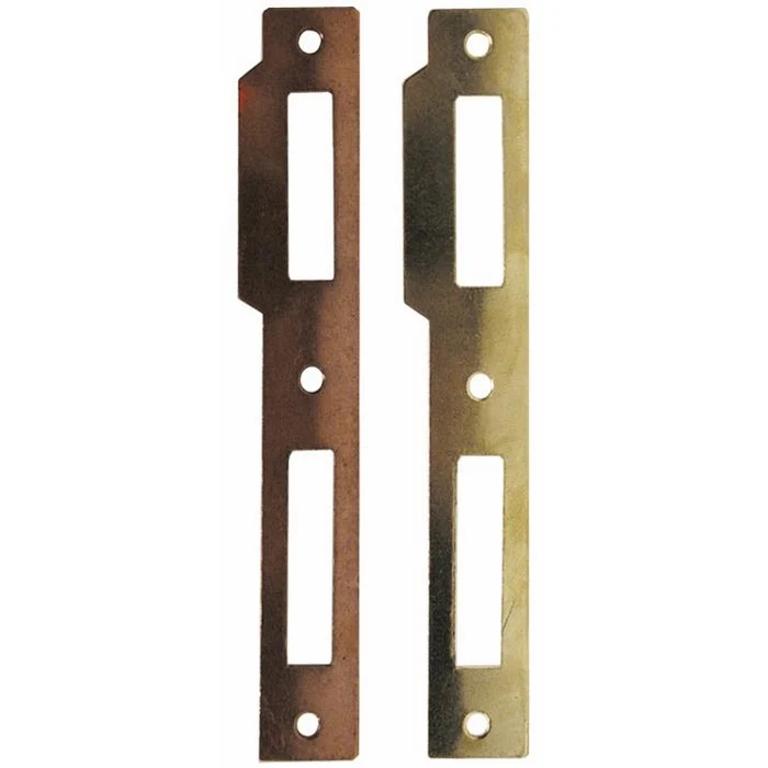 Contropiastra per Serratura Patent Bordo Quadro Ottonata 1 Pz
