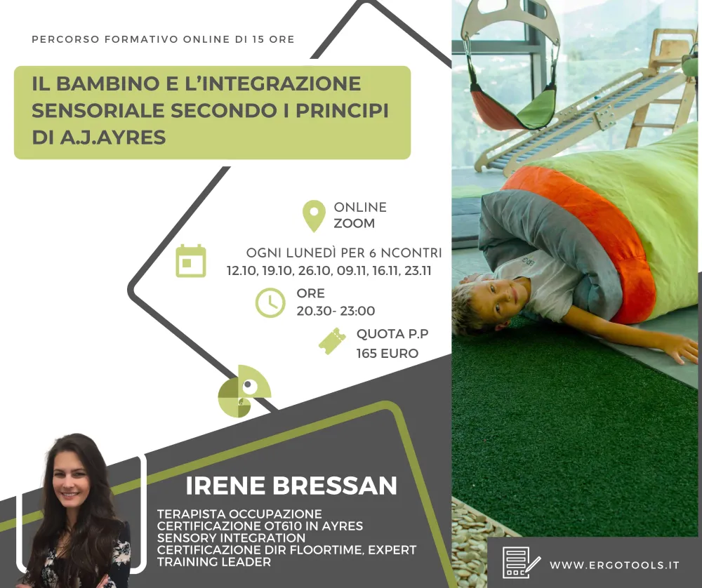 Corso online Integrazione Sensoriale Ottobre-Novembre 2026