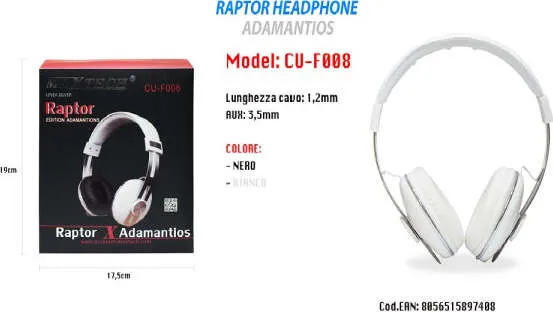 Cuffie Microfono Con Filo Portatili 3,5mm Pc Computer Mac Notebook Mp3 Maxtech Cu-f008