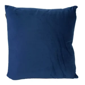 Cuscino velluto colore blu quadro cm40x40xh10