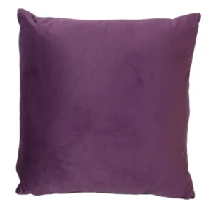 Cuscino velluto colore viola quadro cm40x40xh10