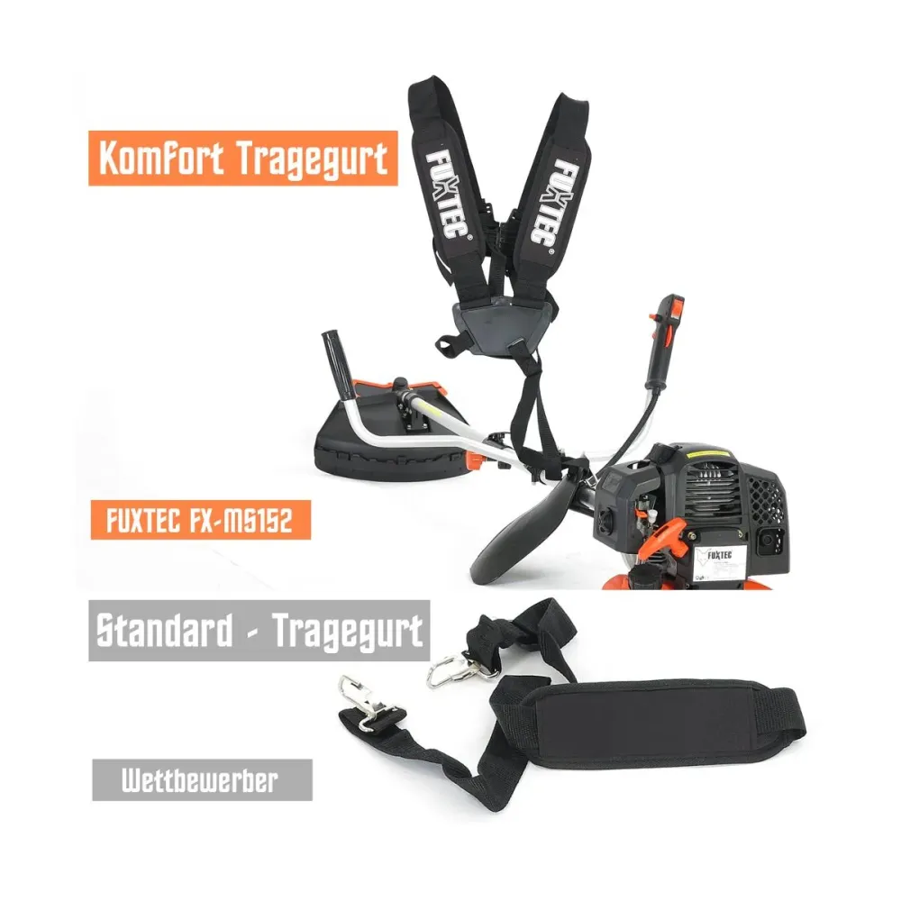 Decespugliatore benzina 2in1- Falciatrice Tagliabordi scoppio Fuxtec MS152
