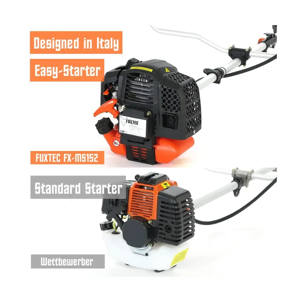 Decespugliatore benzina 2in1- Falciatrice Tagliabordi scoppio Fuxtec MS152