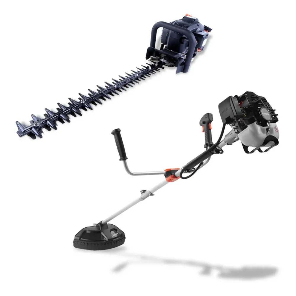 Decespugliatore FX-MS125 + Tagliasiepi FX-MH126 – Potente e Leggero, Ideale per il Taglio di Erba e Siepi
