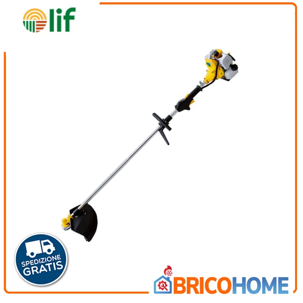 Decespugliatore scoppio 32,6cc - 1,3 Hp con accessori PG330W LIF Supply con Impugnatura Ergonomica