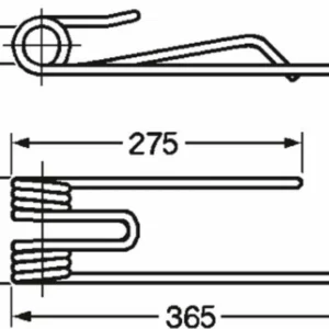 Dente girello sx adattabile Lely Lotus filo 9 Confezione da 1pz