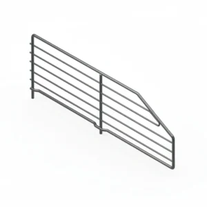 Divisorio Trapezoidale Filo Cromato Mm.500 L.X160/80 H.