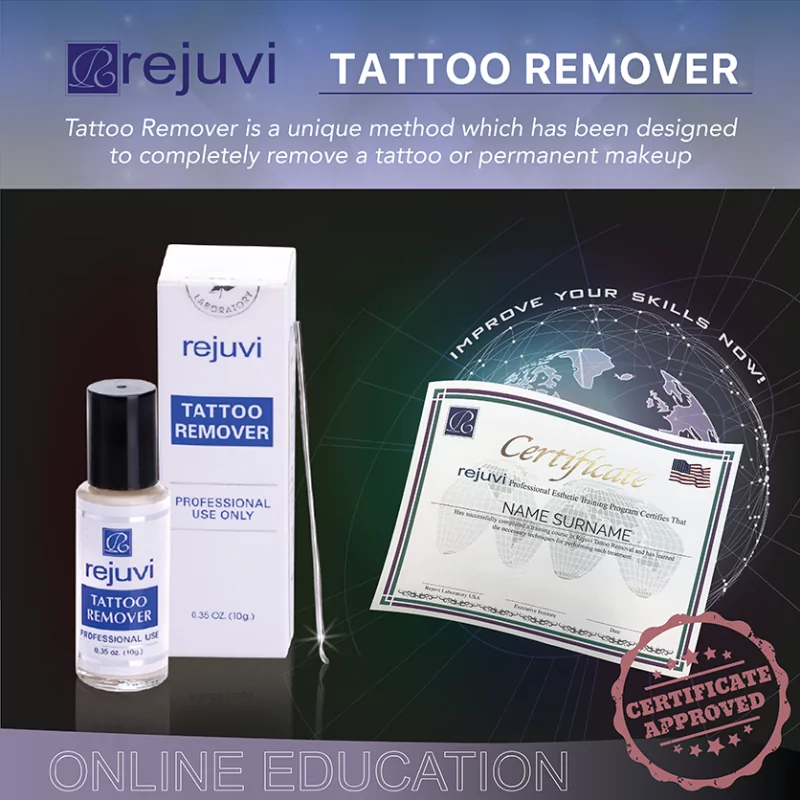 Educazione Online per Rimozione Tatuaggi Rejuvi (Kit Incluso)