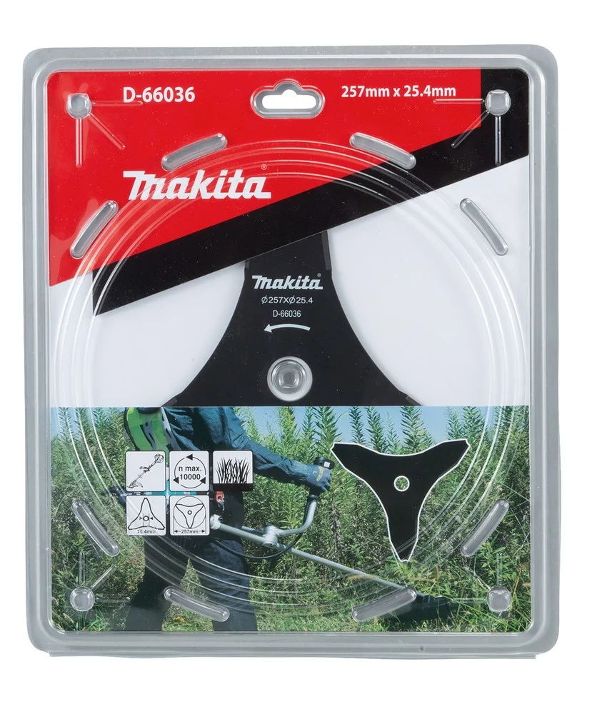 Elettrico Senza Filo Lama metallo Makita per decespugliatori Ø 255mm • Ø foro 25,4mm • 3 Denti