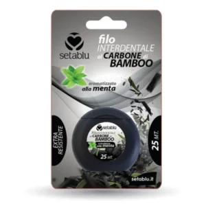 Esseci Italia L.SP. Filo INTERDENTALE 25mt CARB.Bamboo, Come da Foto