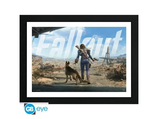 Fallout 4 Stampa con quadro Farmed Print 30,5 x 40,6 cm Sole Female Survivor