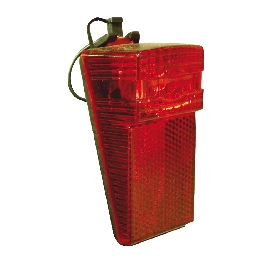 Fanale Posteriore per Dinamo 35x70mm Rosso - Attacco Filo Esterno