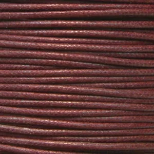Filo di cotone cerato 1 mm x 1metro Wine
