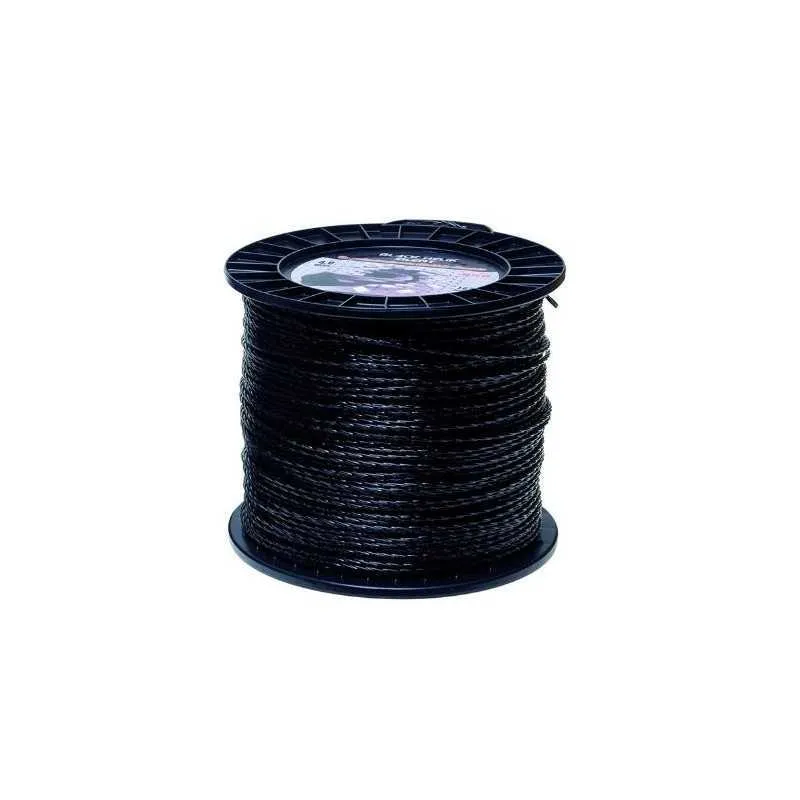 Filo decespugliatore pro nero notte - mm.3 mt.285 - elicoidale super robusto