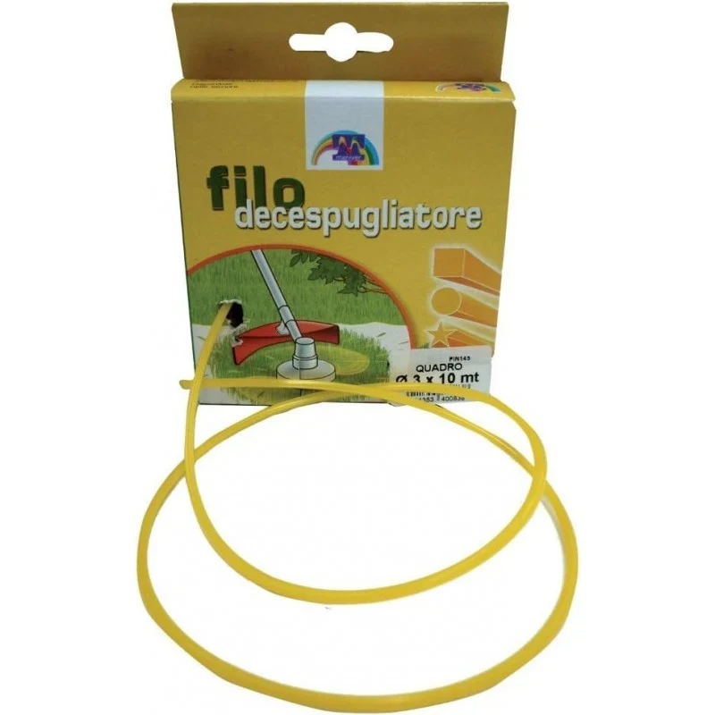 Filo decespugliatore quadro 3mm per Taglio di Precisione