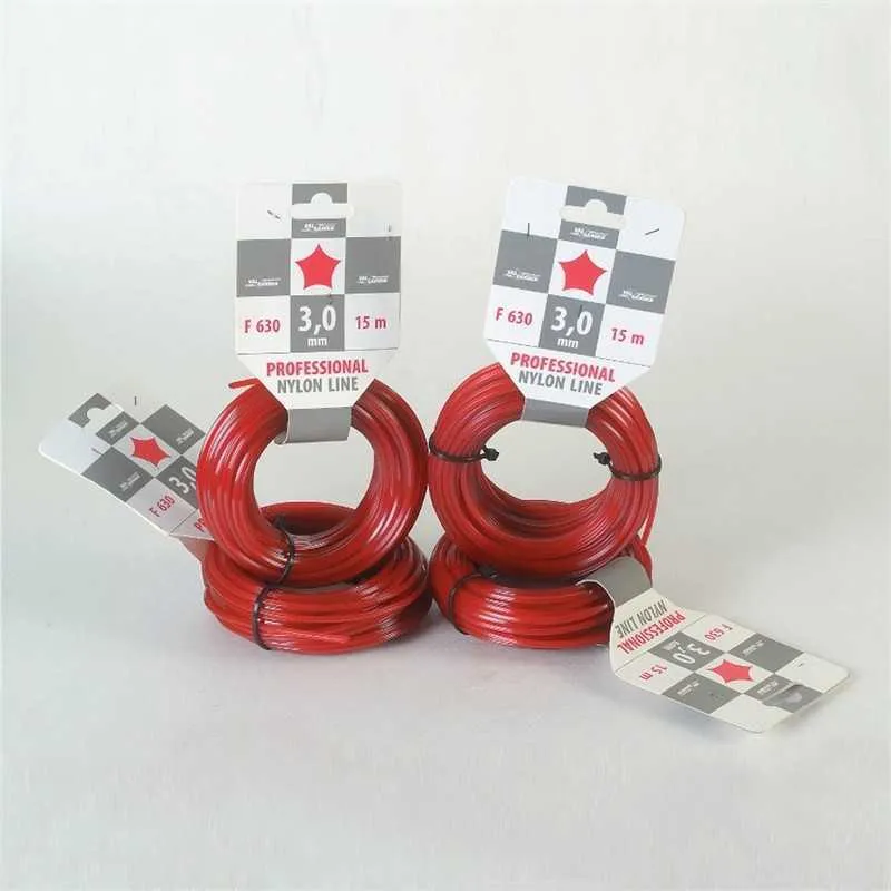 Filo decespugliatore quadro - mm.2.4-mt.15 - professionale con Testa Filo Automatica
