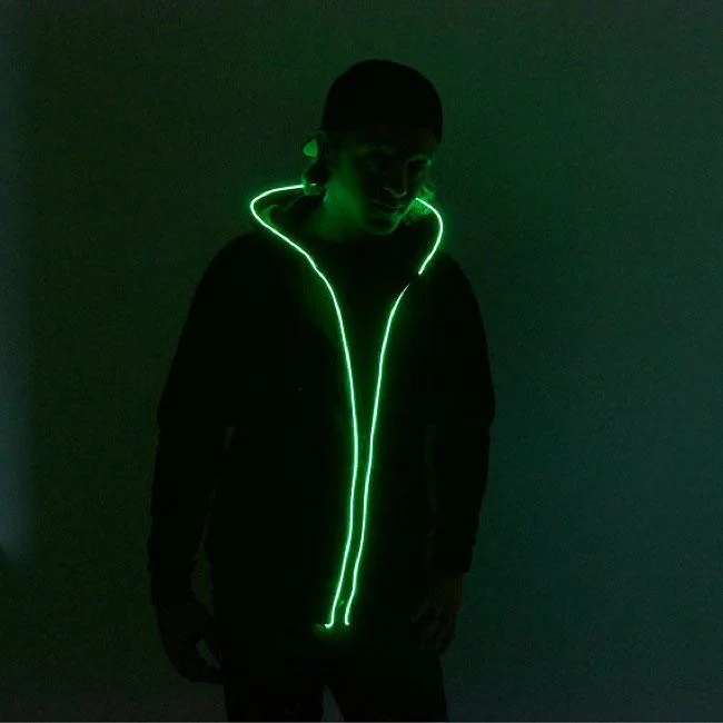 FILO NEON STROBOSCOPICO VERDE