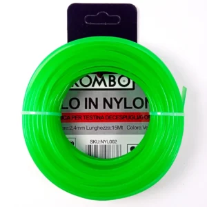 Filo nylon tagliabordi 2,4 mm x 15MT Tondo