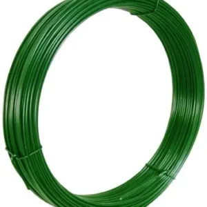 Filo per legatura plastificato verde
