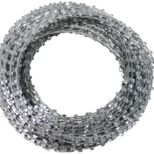 Filo spinato, metallo zincato, circa 50 m, diametro 30 cm