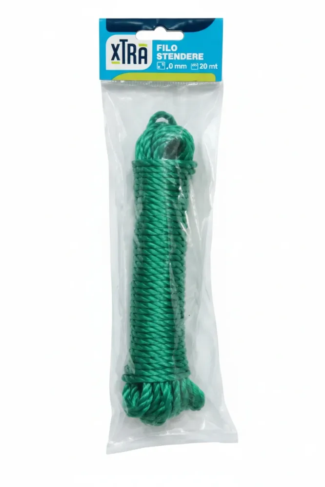 Filo Stendere Colorato- - Lunghezza Mt.10 - 6 Pezzi Xtra