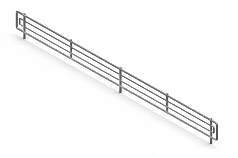 Frontalino Filo Cromato Mm.1330 L.X80 H.