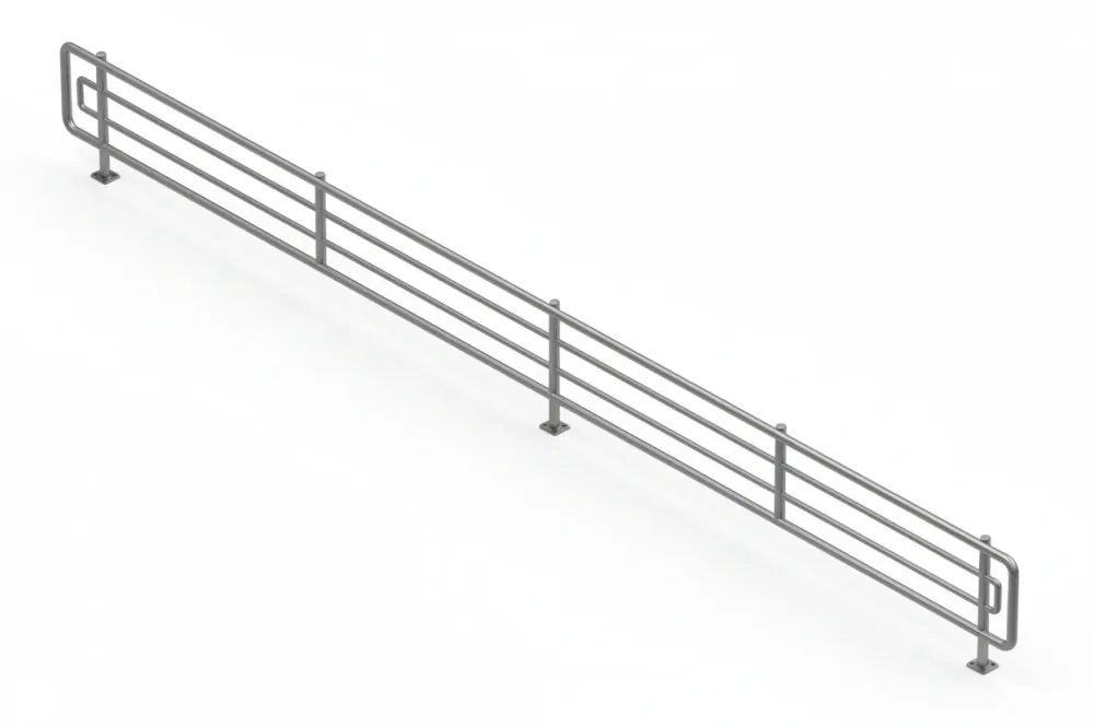 Frontalino Filo Cromato Mm.665 L.X80 H.