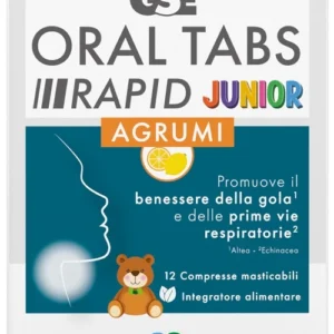 Gse Oral Tabs Rapid Junior 12 Compresse Masticabili Da 1,5 G
