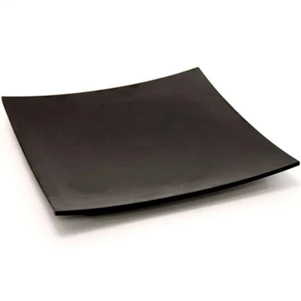 ILSA Piatto Quadro Luna 35X35 Melam.Nero